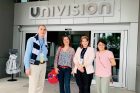 Comitiva de la Facultad de Comunicacin Social  Periodismo visita sedes de Univisin en Estados Unidos