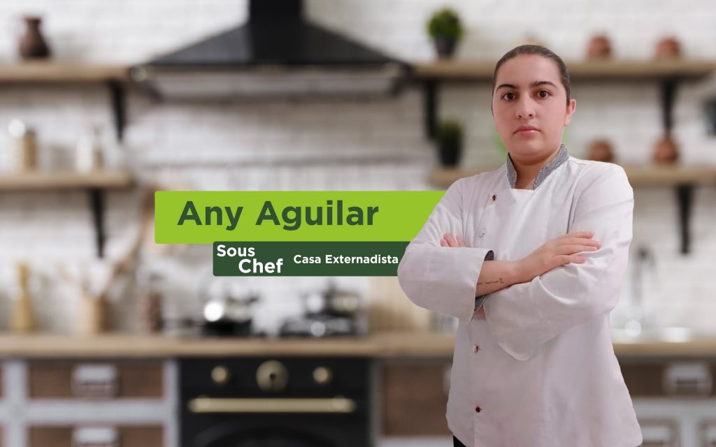 Sous Chef Any Aguilar, clases de cocina en familia.